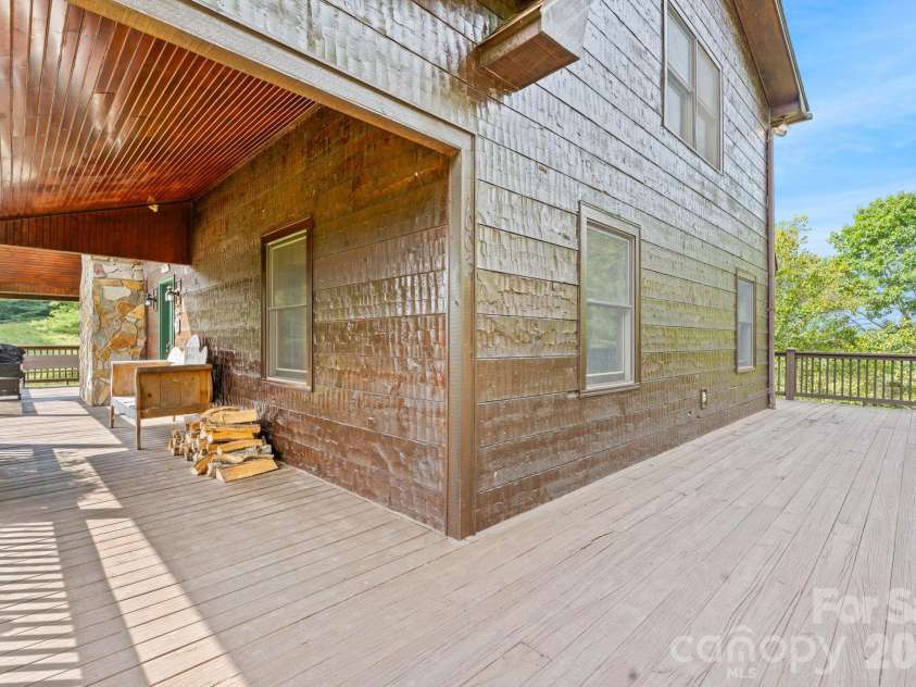 1003 Deerwood Road, Piney Creek, NC 28663.  MLS# CAR4431542, YatesRealty ID 55017. Heading Toward Front Door View