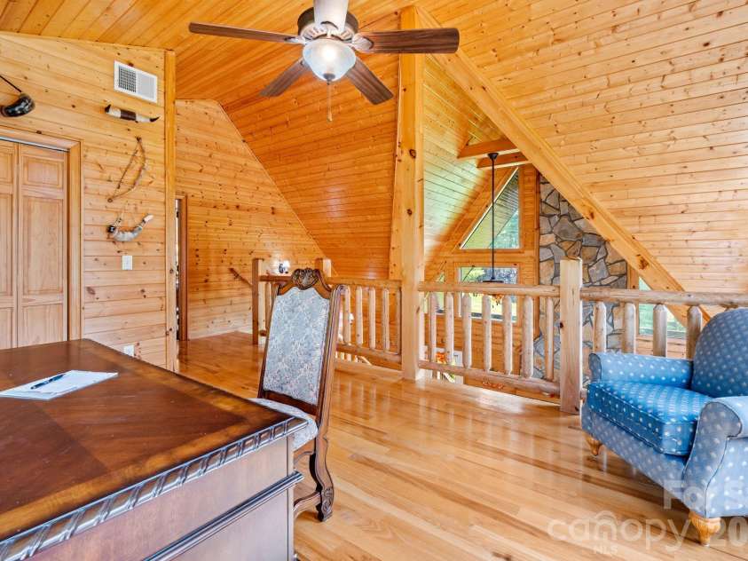 1003 Deerwood Road, Piney Creek, NC 28663.  MLS# CAR4431542, YatesRealty ID 55017. Loft Area