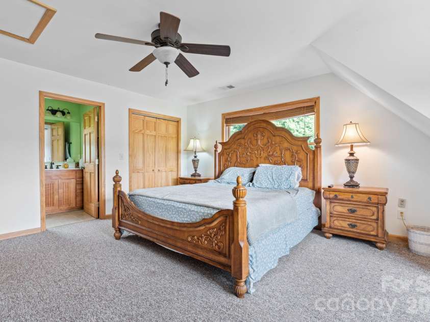 1003 Deerwood Road, Piney Creek, NC 28663.  MLS# CAR4431542, YatesRealty ID 55017. Master Bedroom