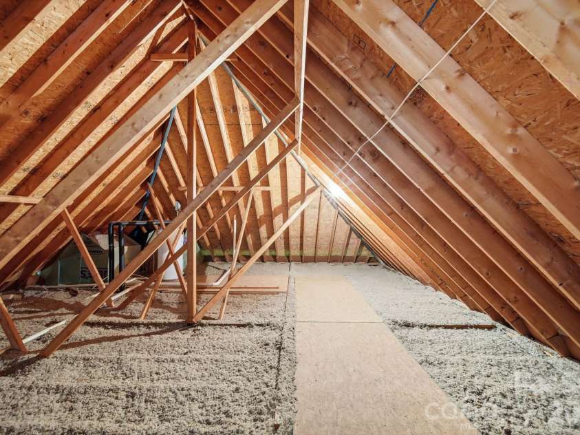 417 Crooked Oak Drive, Oakboro, NC 28129.  MLS# CAR4399226, YatesRealty ID 55048. Additional Attic Storage Space