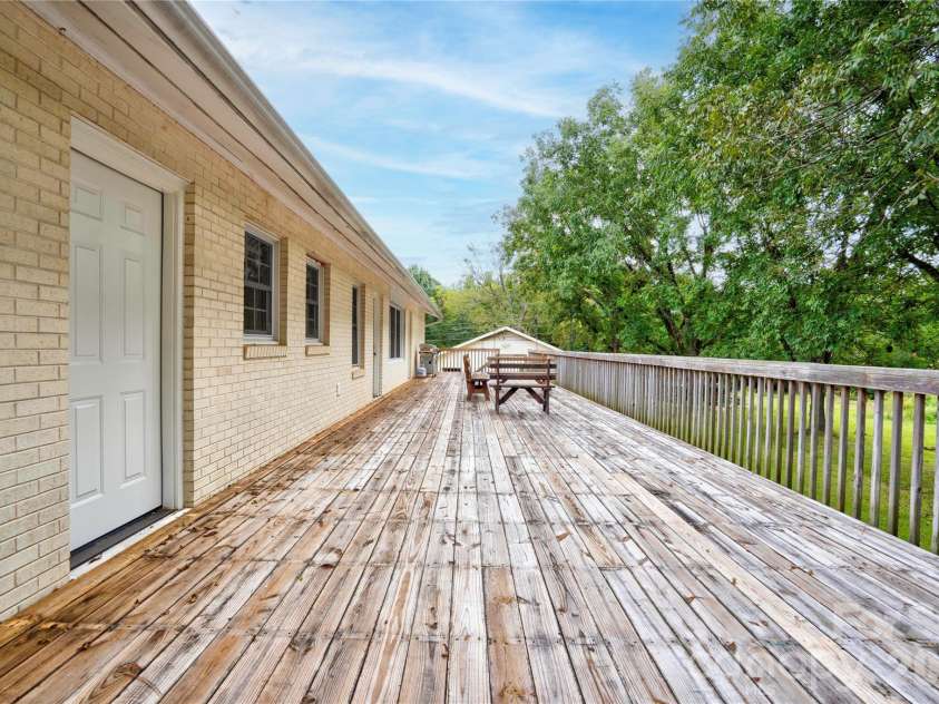 129 Church View Drive, Lawndale, NC 28090.  MLS# CAR4431731, YatesRealty ID 55093. Back Deck