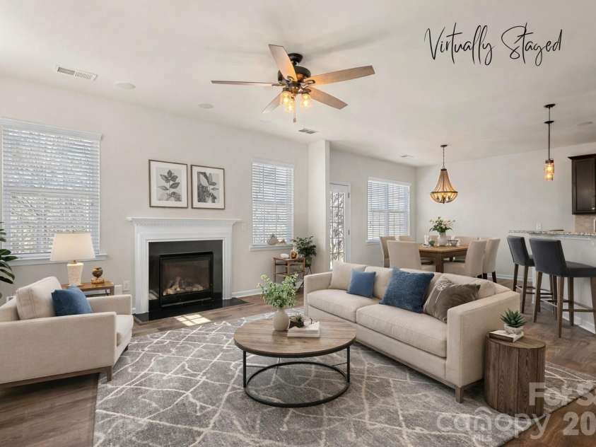 1278 Hideaway Gulch Drive, Fort Mill, SC 29715.  MLS# CAR4337498, YatesRealty ID 5510. Virtually Staged