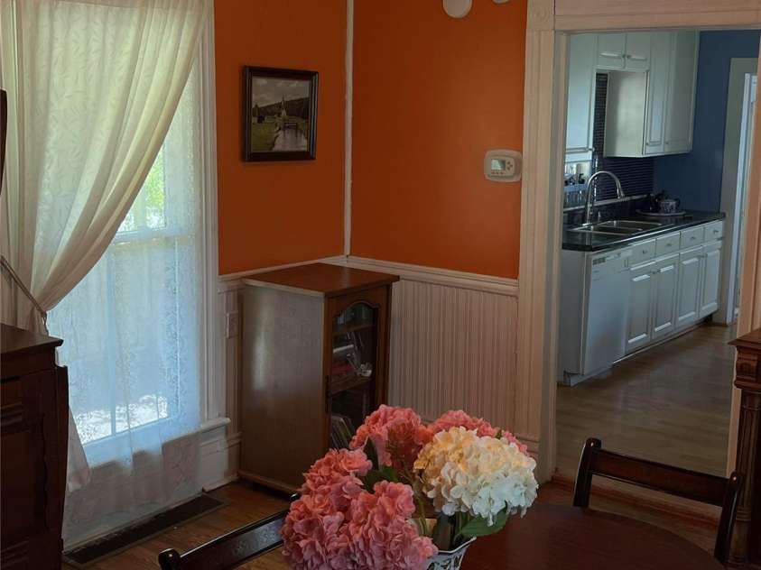 801 3rd Street, Spencer, NC 28159.  MLS# CAR4238622, YatesRealty ID 5510. Dining Room looking toward kitchen