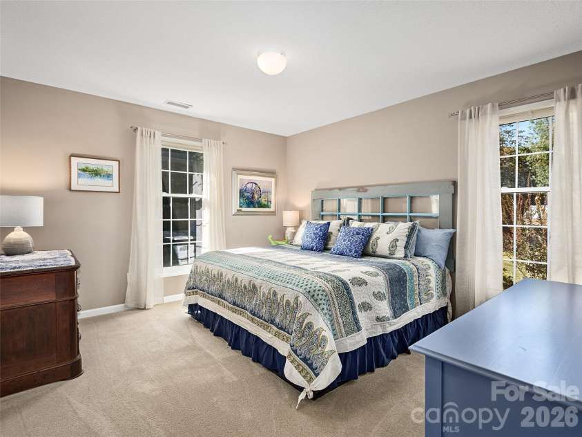 23 Old Applewood Lane, Hendersonville, NC 28739.  MLS# CAR4432097, YatesRealty ID 55107. Second Main-Level Bedroom