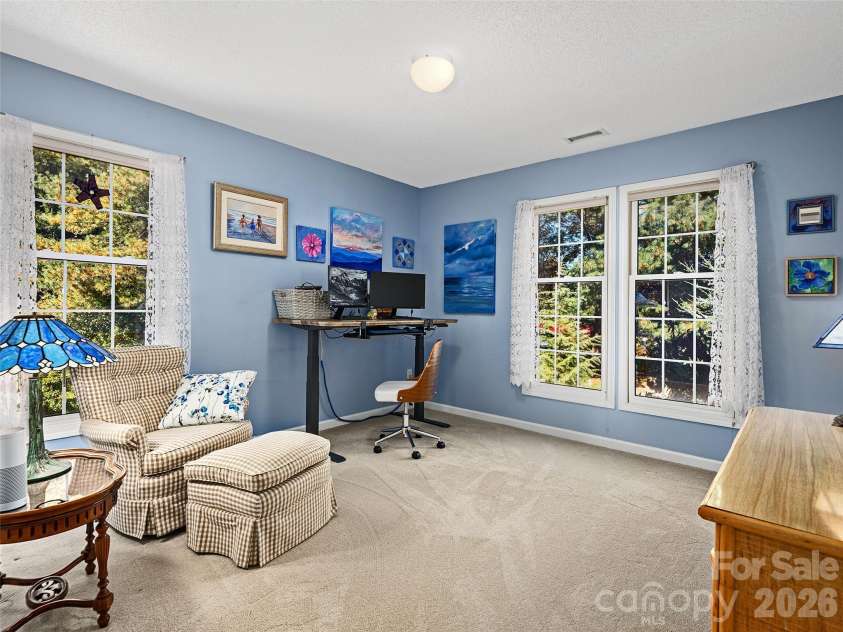 23 Old Applewood Lane, Hendersonville, NC 28739.  MLS# CAR4432097, YatesRealty ID 55107. Third Main-Level Bedroom