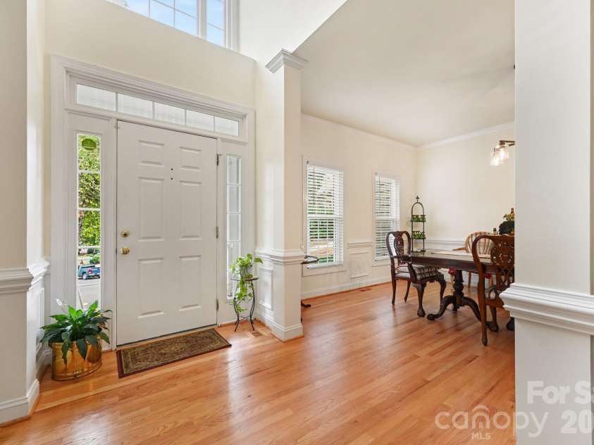 1418 Coachman Drive, Waxhaw, NC 28173.  MLS# CAR4428919, YatesRealty ID 55125. FOYER - DINING ROOM