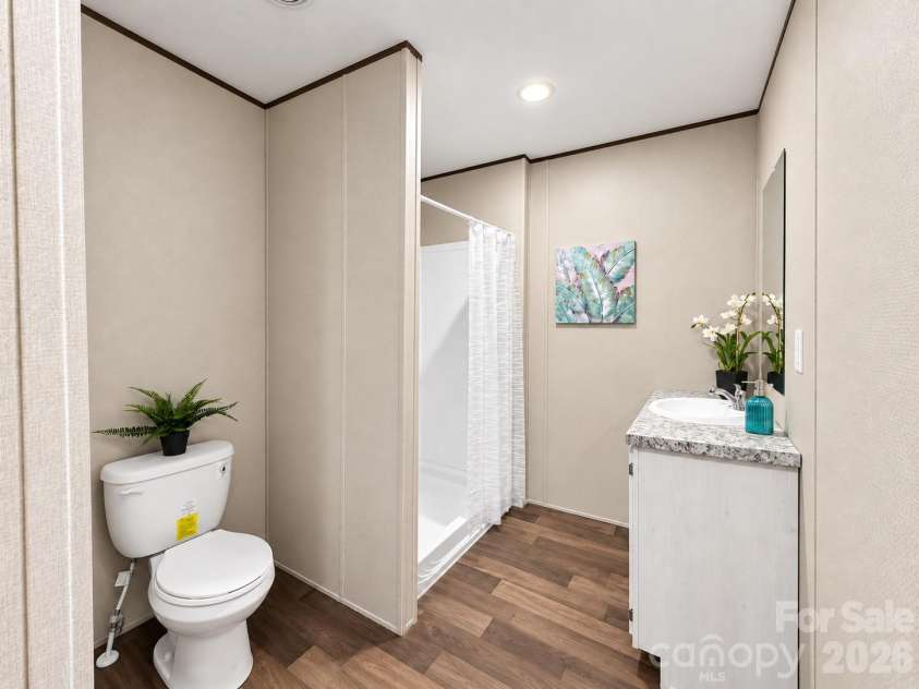 257 Wayland Drive, Polkton, NC 28135.  MLS# CAR4431732, YatesRealty ID 55128. Main Bathroom