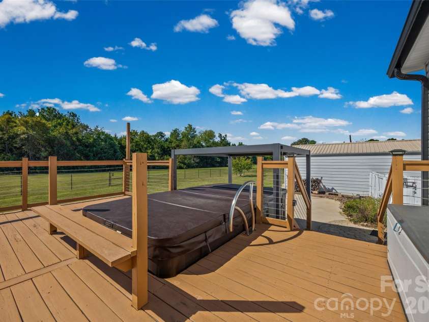 2129 Squire Road, Rock Hill, SC 29730.  MLS# CAR4423271, YatesRealty ID 55156. Deck with hot tub