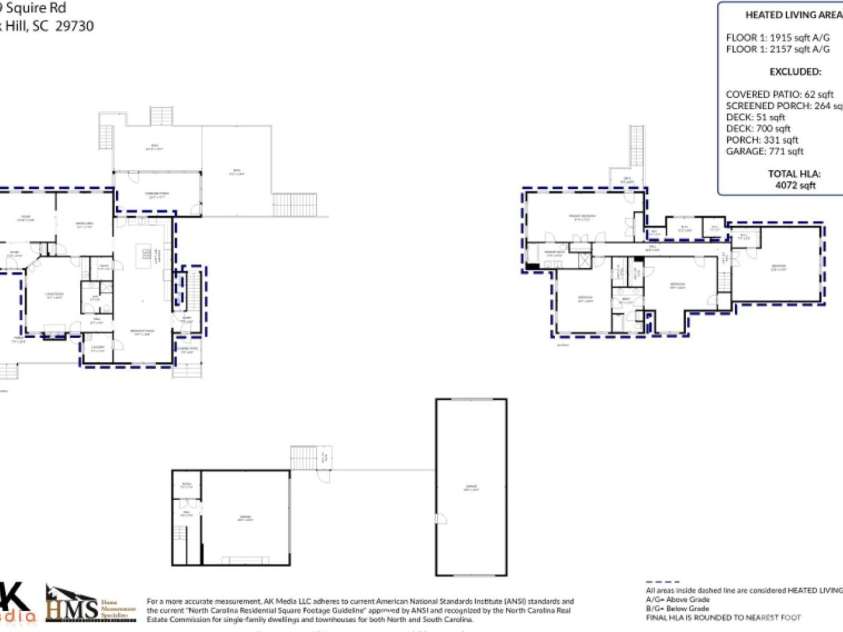 2129 Squire Road, Rock Hill, SC 29730.  MLS# CAR4423271, YatesRealty ID 55156. Floor Plan