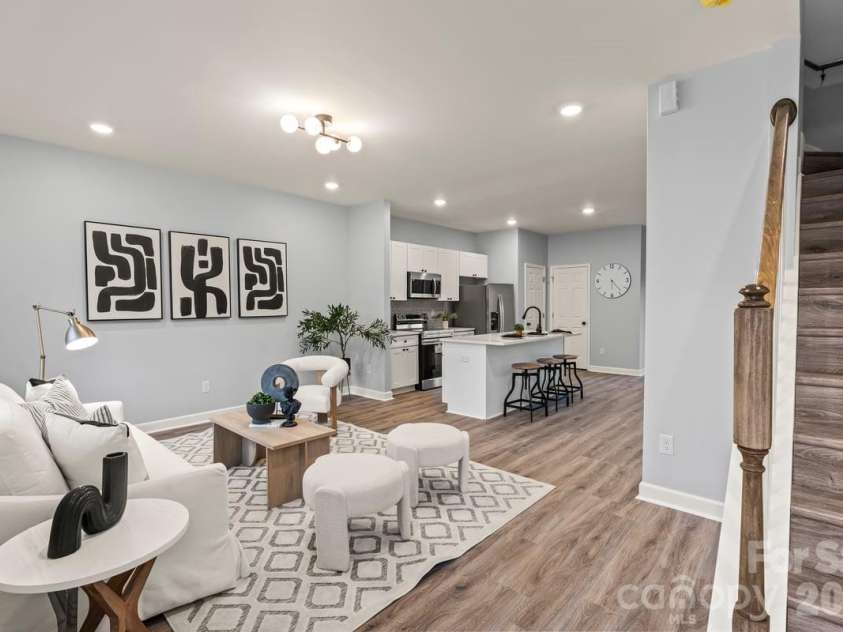 1324 Old Charlotte Road, Statesville, NC 28677.  MLS# CAR4417975, YatesRealty ID 5517. Staged floorplan in the area
