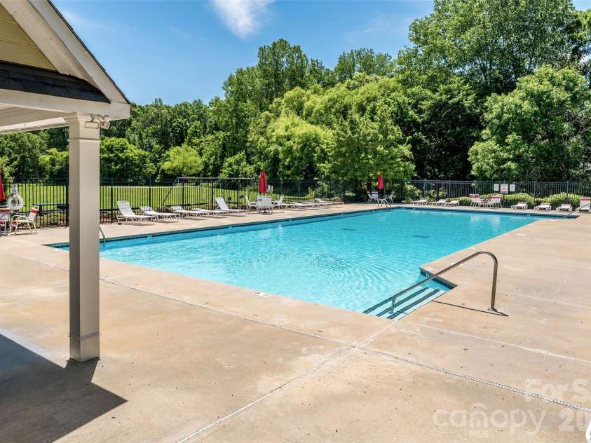 7609 Berrywood Circle, Huntersville, NC 28078.  MLS# CAR4430975, YatesRealty ID 55171. Huge community pool.