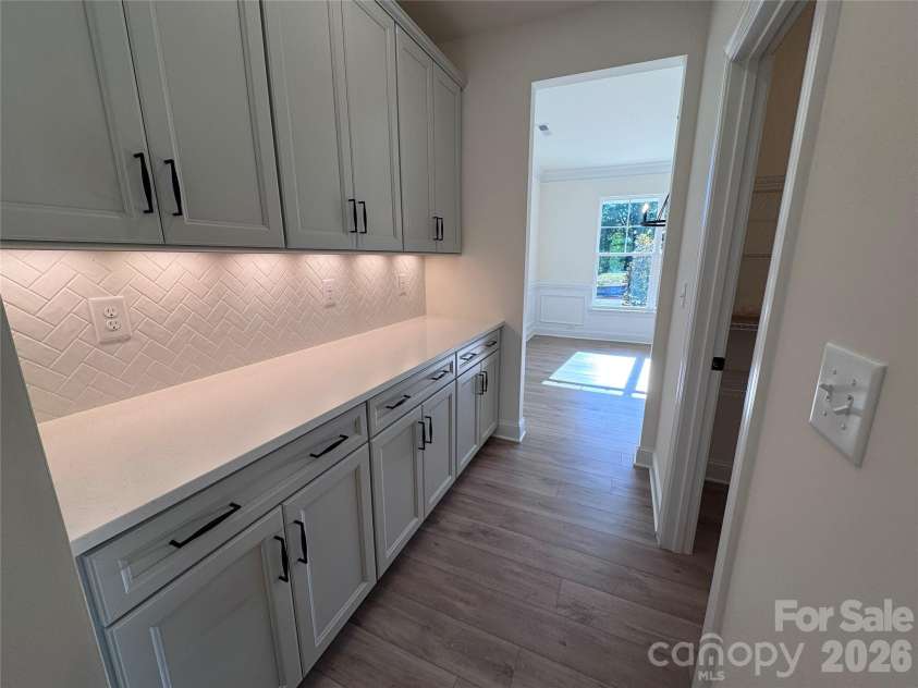2760 Ashton Park Lane, Monroe, NC 28110.  MLS# CAR4432364, YatesRealty ID 55224. Butlers Pantry
