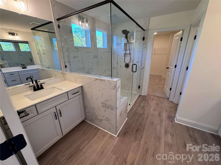 2760 Ashton Park Lane, Monroe, NC 28110.  MLS# CAR4432364, YatesRealty ID 55224. Primary Bathroom