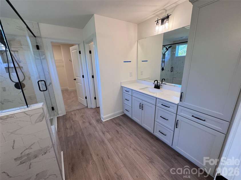 2760 Ashton Park Lane, Monroe, NC 28110.  MLS# CAR4432364, YatesRealty ID 55224. Primary Bathroom