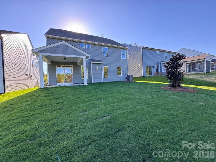 2760 Ashton Park Lane, Monroe, NC 28110.  MLS# CAR4432364, YatesRealty ID 55224. Rear of home