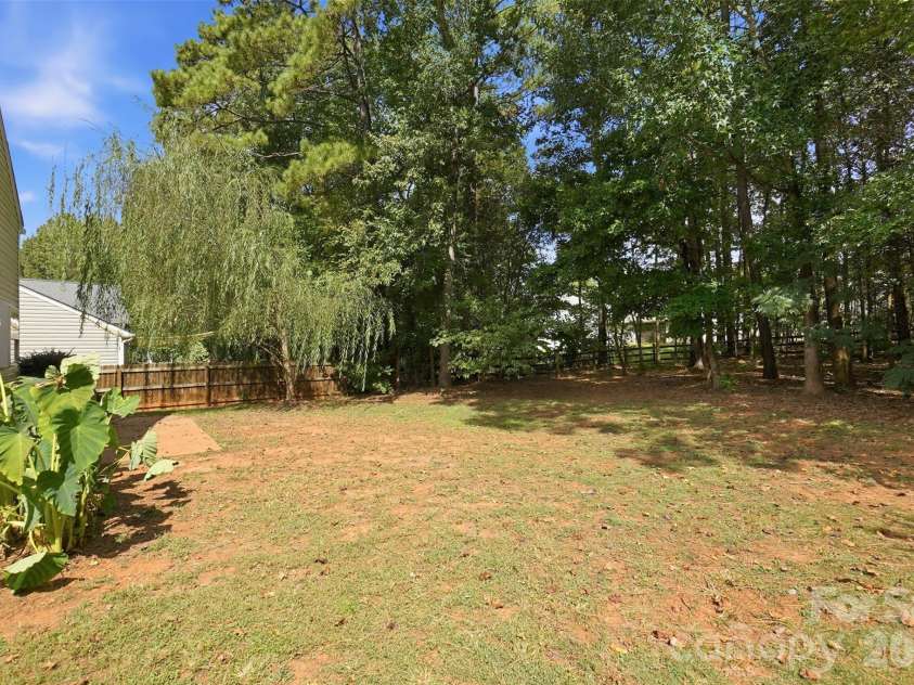 1619 Eagle Lake Drive, Indian Land, SC 29707.  MLS# CAR4431314, YatesRealty ID 55250. Private back yard