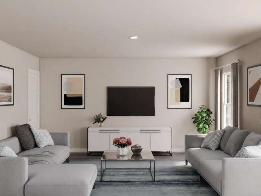 721 Louise Avenue, Lincolnton, NC 28092.  MLS# CAR4432437, YatesRealty ID 55253. Rendering of Livingroom