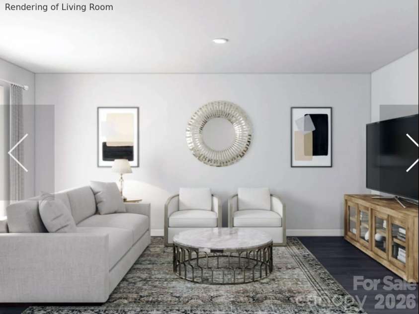709 Louise Avenue, Lincolnton, NC 28092.  MLS# CAR4432479, YatesRealty ID 55266. Rendering of Office / Flex space on main level