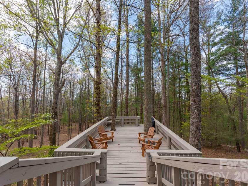 39 Tatham Road, Hendersonville, NC 28792.  MLS# CAR4430051, YatesRealty ID 55270. Middle deck/south side.