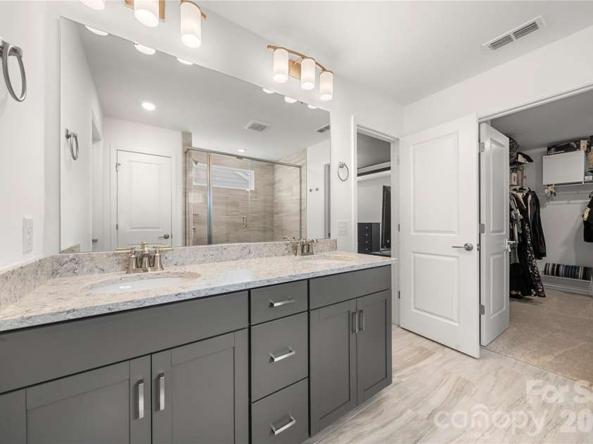 3838 Pee Dee Street, Monroe, NC 28110.  MLS# CAR4431961, YatesRealty ID 55273. Primary bath