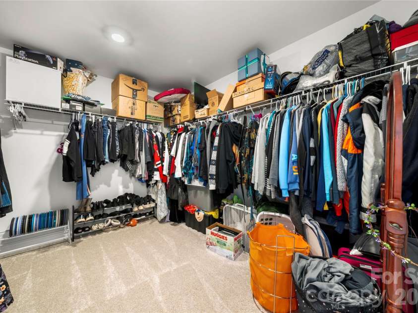 3838 Pee Dee Street, Monroe, NC 28110.  MLS# CAR4431961, YatesRealty ID 55273. Primary closet