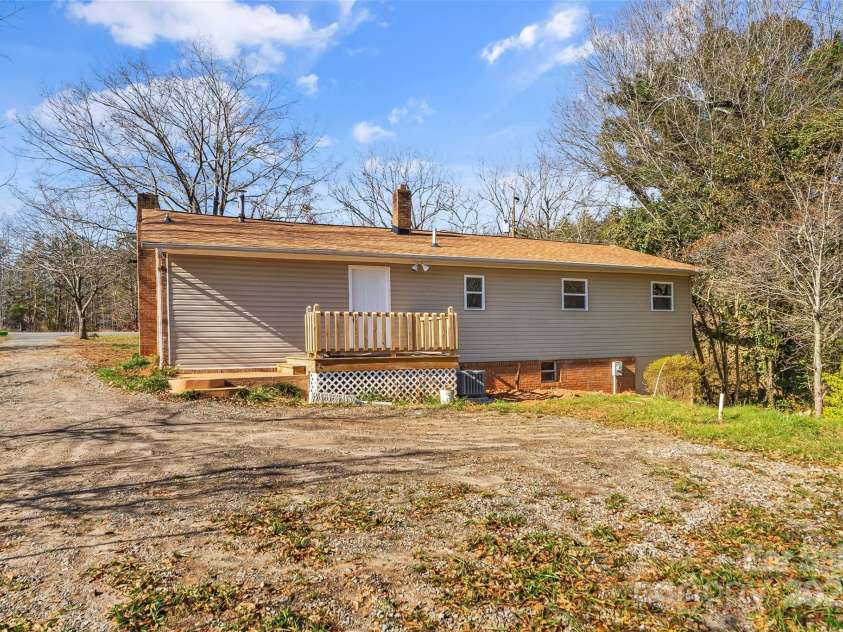 3100 NC Hwy 18 Highway, Vale, NC 28168.  MLS# CAR4208975, YatesRealty ID 5528. Back of Home