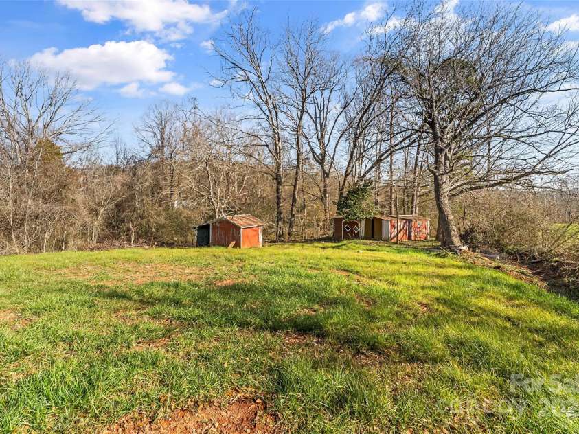 3100 NC Hwy 18 Highway, Vale, NC 28168.  MLS# CAR4208975, YatesRealty ID 5528. Back Yard