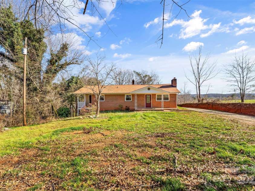 3100 NC Hwy 18 Highway, Vale, NC 28168.  MLS# CAR4208975, YatesRealty ID 5528. Front Yard