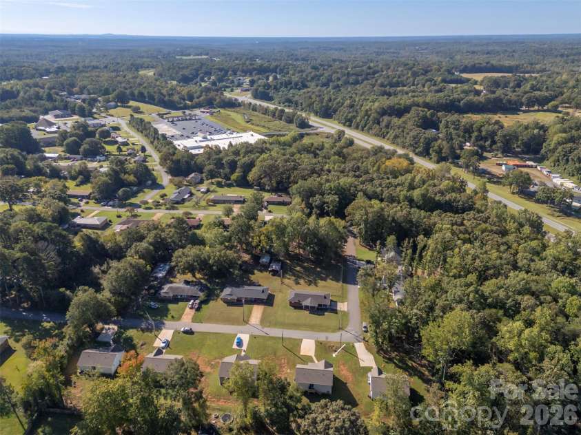 109 Orchard Street, Forest City, NC 28043.  MLS# CAR4431289, YatesRealty ID 55280. Ariel View