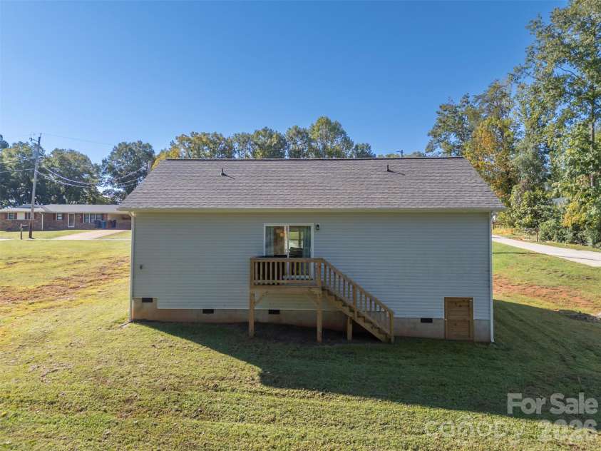 109 Orchard Street, Forest City, NC 28043.  MLS# CAR4431289, YatesRealty ID 55280. Back of Home