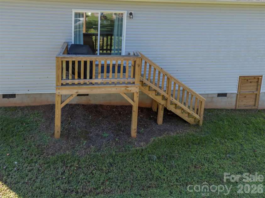 109 Orchard Street, Forest City, NC 28043.  MLS# CAR4431289, YatesRealty ID 55280. Deck