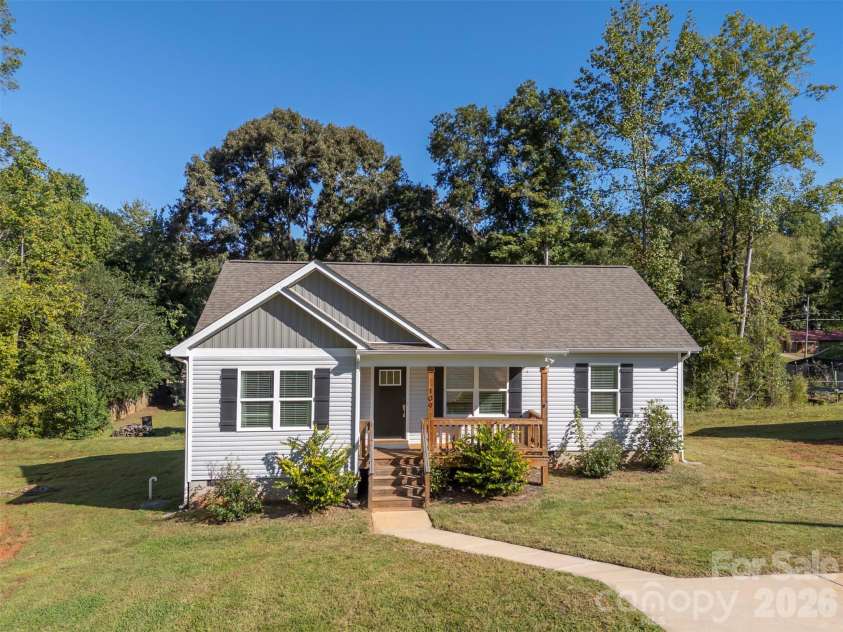 109 Orchard Street, Forest City, NC 28043.  MLS# CAR4431289, YatesRealty ID 55280. Front of Home