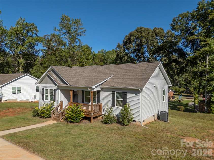 109 Orchard Street, Forest City, NC 28043.  MLS# CAR4431289, YatesRealty ID 55280. Side of Home