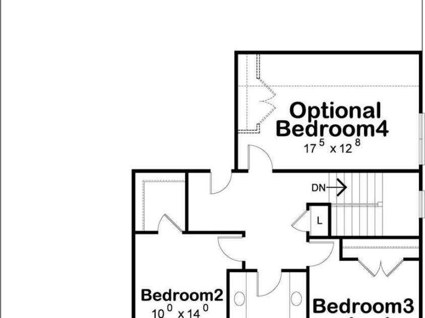 2041 Haverhill Lane, York, SC 28745.  MLS# CAR4432487, YatesRealty ID 55289. Second Floor Includes Optional Bed 4