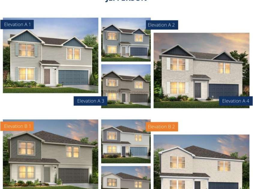 106 Mckellar Street, Lincolnton, NC 28092.  MLS# CAR4432558, YatesRealty ID 55297. Rendering of Elevations