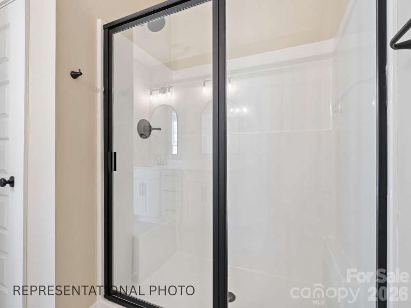 1079 Pageland White Store Road, Pageland, SC 29728.  MLS# CAR4431902, YatesRealty ID 55312. Framed Primary Shower