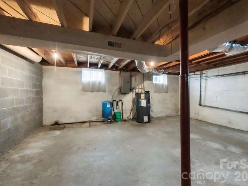 2925 Fallston Waco Road, Shelby, NC 28150.  MLS# CAR4430911, YatesRealty ID 55314. There is so much potential in this full, unfinished basement!