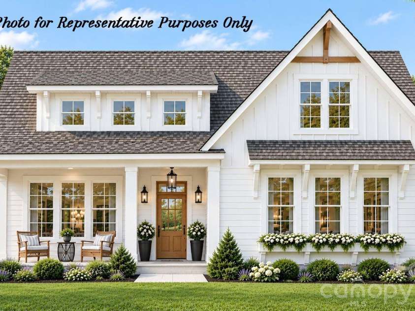 12063 Coyle Road, Stanfield, NC 28163.  MLS# CAR4432577, YatesRealty ID 55315. Photo is AI generated to model the plan suggested by the builder. Elements may vary.