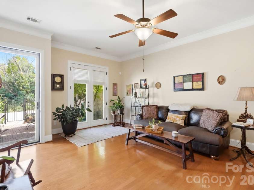 427 Dumbarton Street, Concord, NC 28027.  MLS# CAR4432005, YatesRealty ID 55339. French Door to Front Courtyard