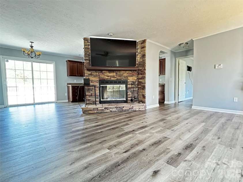 224 Pete Luther Road, Candler, NC 28715.  MLS# CAR4432613, YatesRealty ID 55340. And Inside - An Open Palette