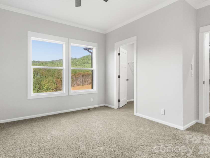 36 Aladdin Drive, Leicester, NC 28748.  MLS# CAR4432075, YatesRealty ID 55351. Primary Bedroom
