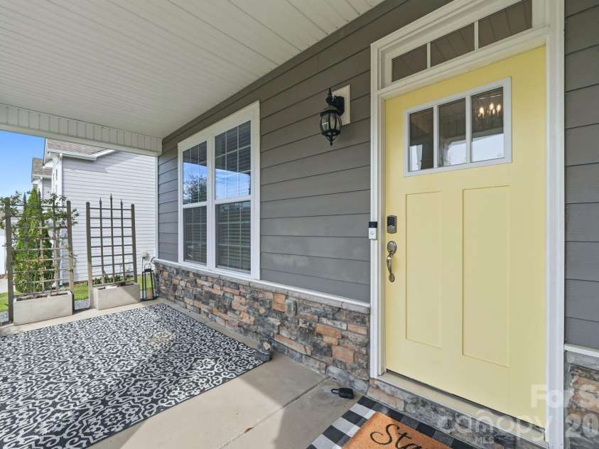 2029 Burton Point Court, Waxhaw, NC 28173.  MLS# CAR4431595, YatesRealty ID 55358. Front door