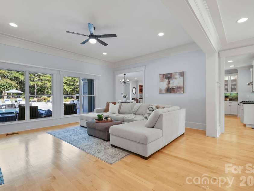 268 Milford Circle, Mooresville, NC 28117.  MLS# CAR4430817, YatesRealty ID 55374. Bright and open with backyard views