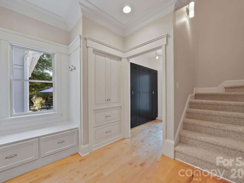 268 Milford Circle, Mooresville, NC 28117.  MLS# CAR4430817, YatesRealty ID 55374. Window seat and drop zone offer additional storage