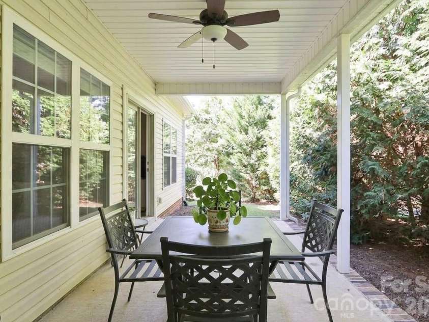 101 Parkview Drive, Yadkinville, NC 27055.  MLS# CAR4430843, YatesRealty ID 55376. Back covered patio