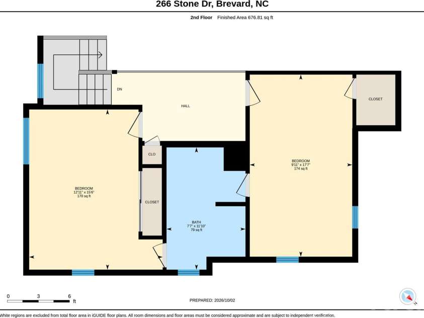 266 Stone Drive, Brevard, NC 28712.  MLS# CAR4430757, YatesRealty ID 55378. Upper Floor