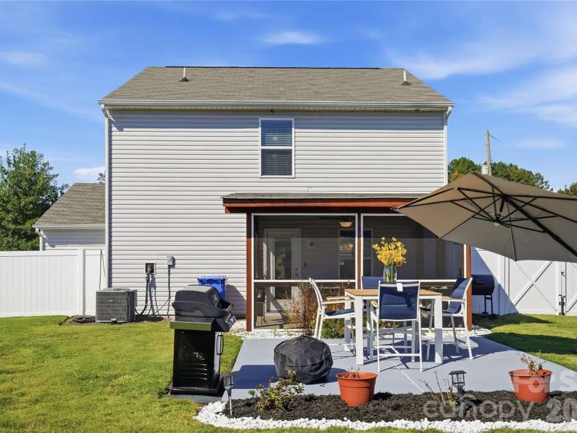 206 Amberly Circle, Pageland, SC 29728.  MLS# CAR4430189, YatesRealty ID 55384. View of Backyard