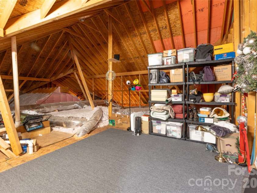 8242 Symphony Court, Denver, NC 28037.  MLS# CAR4429883, YatesRealty ID 55386. Walk-in attic storage area on second floor (next to 3rd bedroom/bonus)