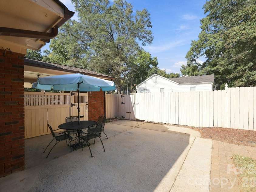 123 Hillside Avenue, Concord, NC 28025.  MLS# CAR4432576, YatesRealty ID 55421. Back Patio