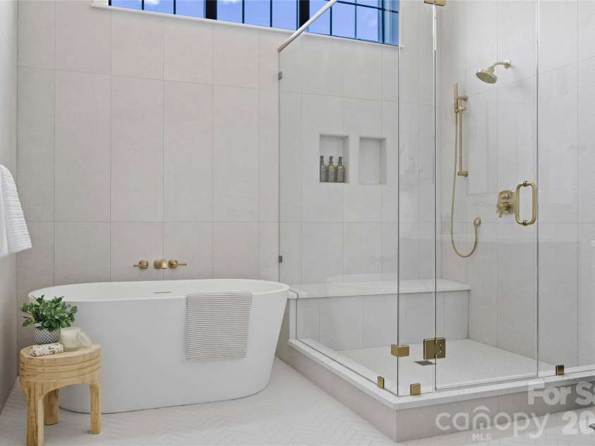 1205 Jersey Lane, Charlotte, NC 28209.  MLS# CAR4432667, YatesRealty ID 55429. Primary bath